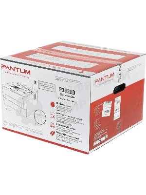 Принтер лазерный Pantum P3020D, А4, ч/б, печ. до 30 стр/мин., 600 x 600 dpi, USB, проектная модель