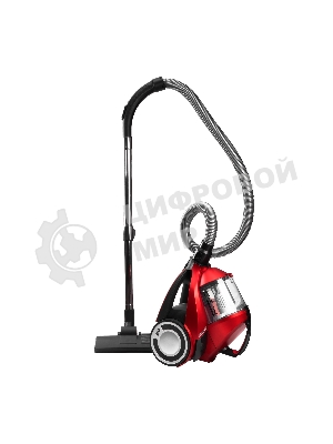Пылесос Galaxy Line GL 6224 красный/черный, 300/2400 Вт, уборка сухая, пылесборник контейнер 2 л