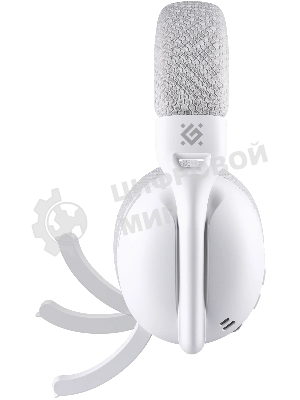 Беспроводные наушники Defender Triple белый, накладные, Bluetooth + радиоканал 2.4ГГц, складная конструкция, микрофон, до 20 ч