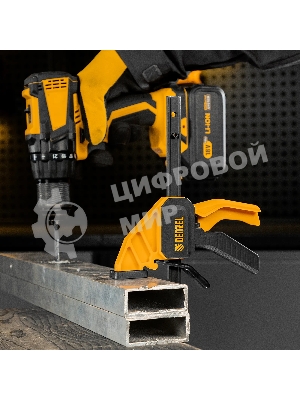 Струбцина Denzel F-образная, быстрозажимная, 150 х 55 мм, усиленный нейлоновый корпус