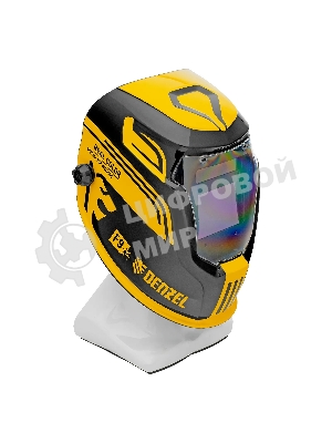 Щиток защитный лицевой (маска сварщика) Denzel F9, см. окно 100x60, Real Color, DIN 4-8/9-13