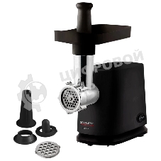 Мясорубка электрическая Scarlett SC-MG45S71 черный, 1800 Вт, 2.0 кг/мин, реверс, защита от перегрузки, насадки - 4