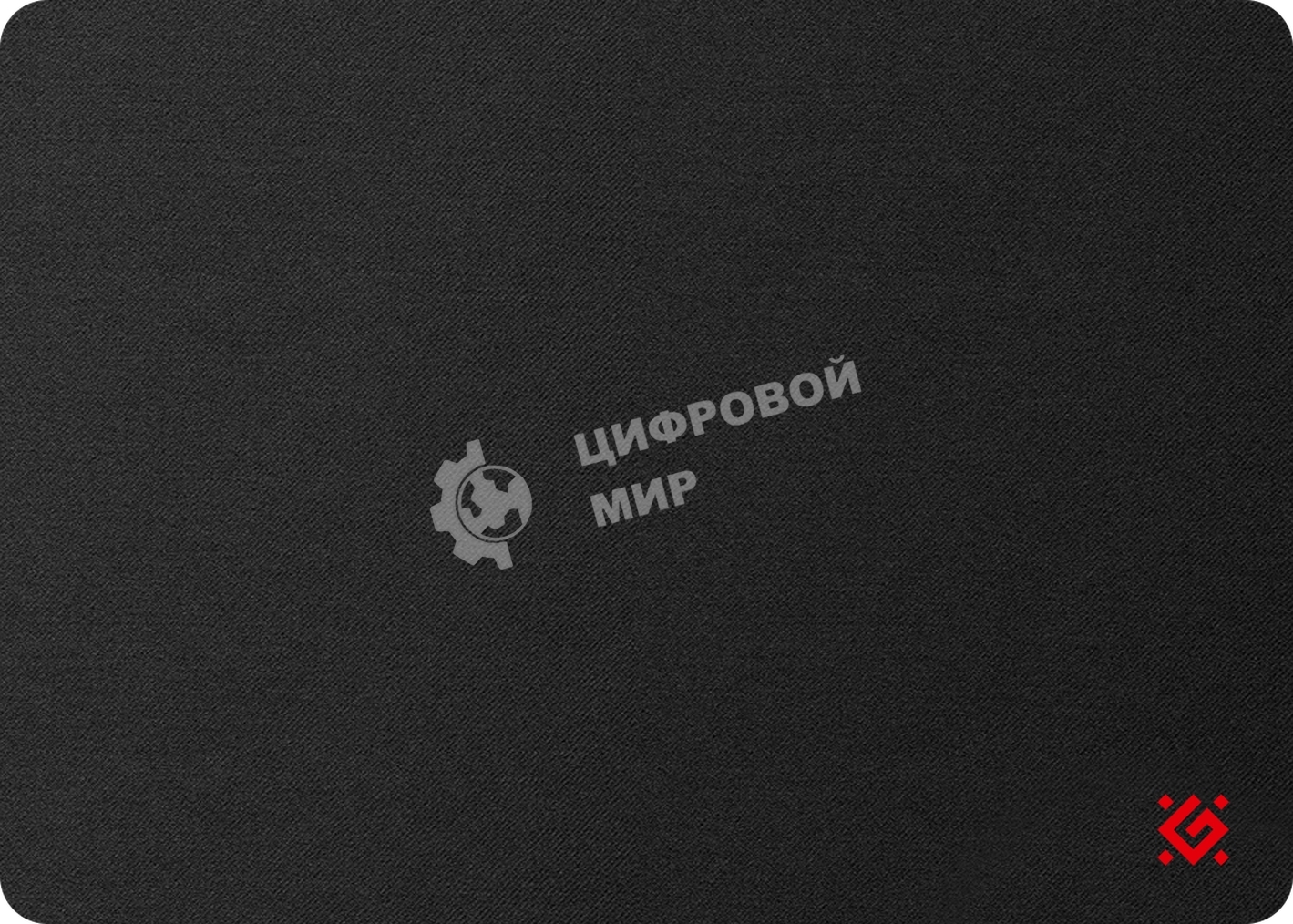 Коврик для мышки Defender S 250x350x3 мм, ткань+резина черный