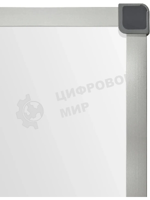 Доска магнитно-маркерная Silwerhof, лак, белый 60x90 см, алюминиевая рама