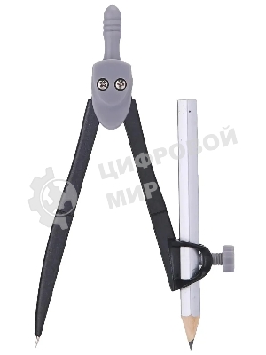 Циркуль Deli EG20804, металл, в комплекте: карандаш