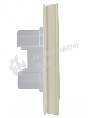 Рамка 2-местная IEK BRITE РУ-2-БрКр-44 IP44 бежевый