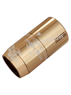 Термоголовка жидкостная Royal Thermo Design М30х1,5 (золото)