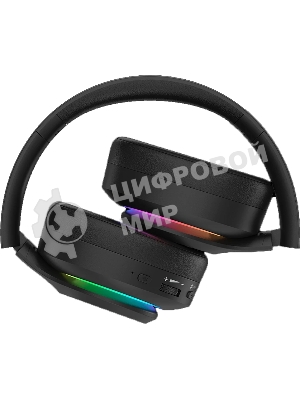 Гарнитура Bloody GR520 чёрный, беспроводная + проводная, радиоканал, до 40 ч, подсветка