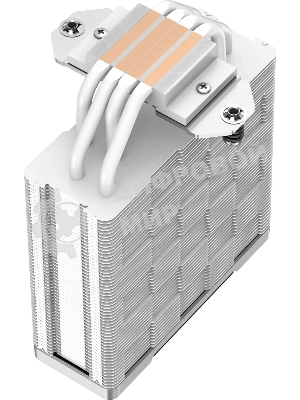 Кулер для процессора DEEPCOOL AK400 WH белый, 120 мм, алюминий/медь, 1850 об/мин, 29 дБ, 4 pin, 220 Вт, 155 мм
