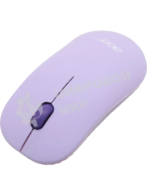Комплект клавиатура + мышь Acer OCC205 беспроводной USB, 1200 dpi, фиолетовый