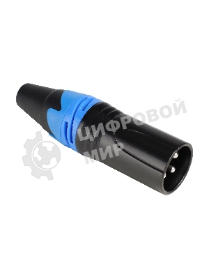 Комплект кабельных разъемов Wize WXLR-3PM-5 XLR 3 pin, (вилка), 5 шт. в комплекте
