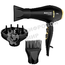 Фен BRAYER BR3010 черный/золотистый, 2200 Вт
