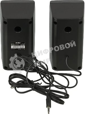 Колонки SVEN 318 черный USB-порт ПК, ноутбука или адаптер 5V DC