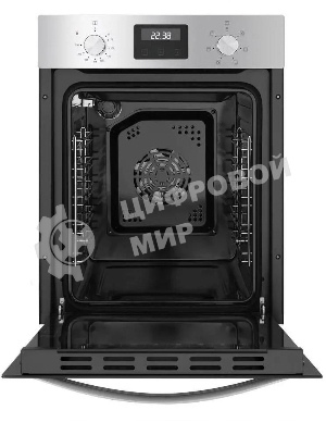 Шкаф духовой электрический Maunfeld EOEM516S, встраиваемый, 51л, дверца с 2 стеклами, нержавеющая сталь