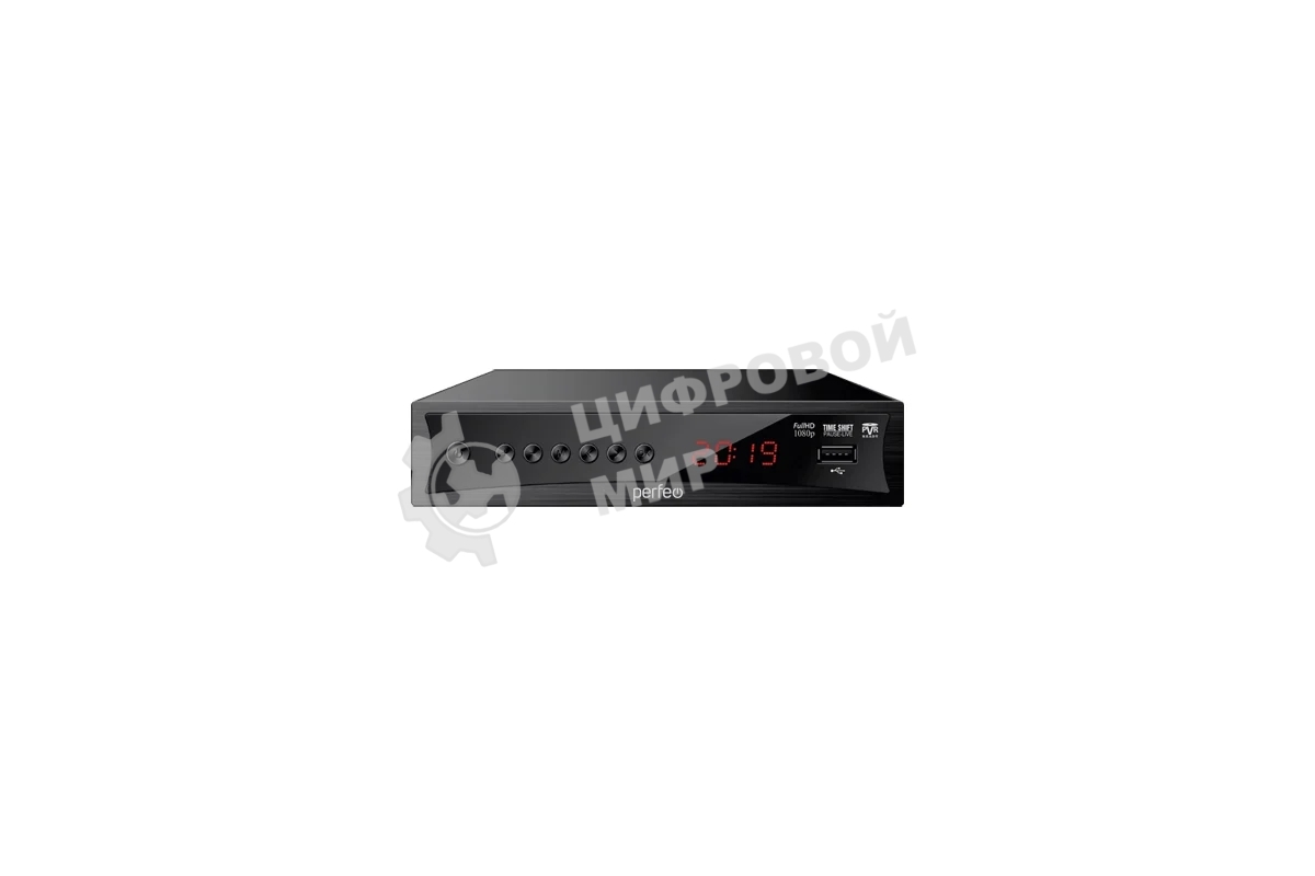 Приставка Perfeo (PF-A4413) CONSUL DVB-T2/C для цифр.TV, Wi-Fi, IPTV, HDMI, 2 USB, DolbyDigital, пульт ДУ