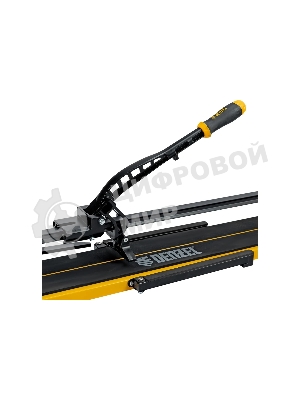Плиткорез рельсовый Denzel 1200х16мм, каретка на подш., стальная станина, усил. рукоятка-пенал