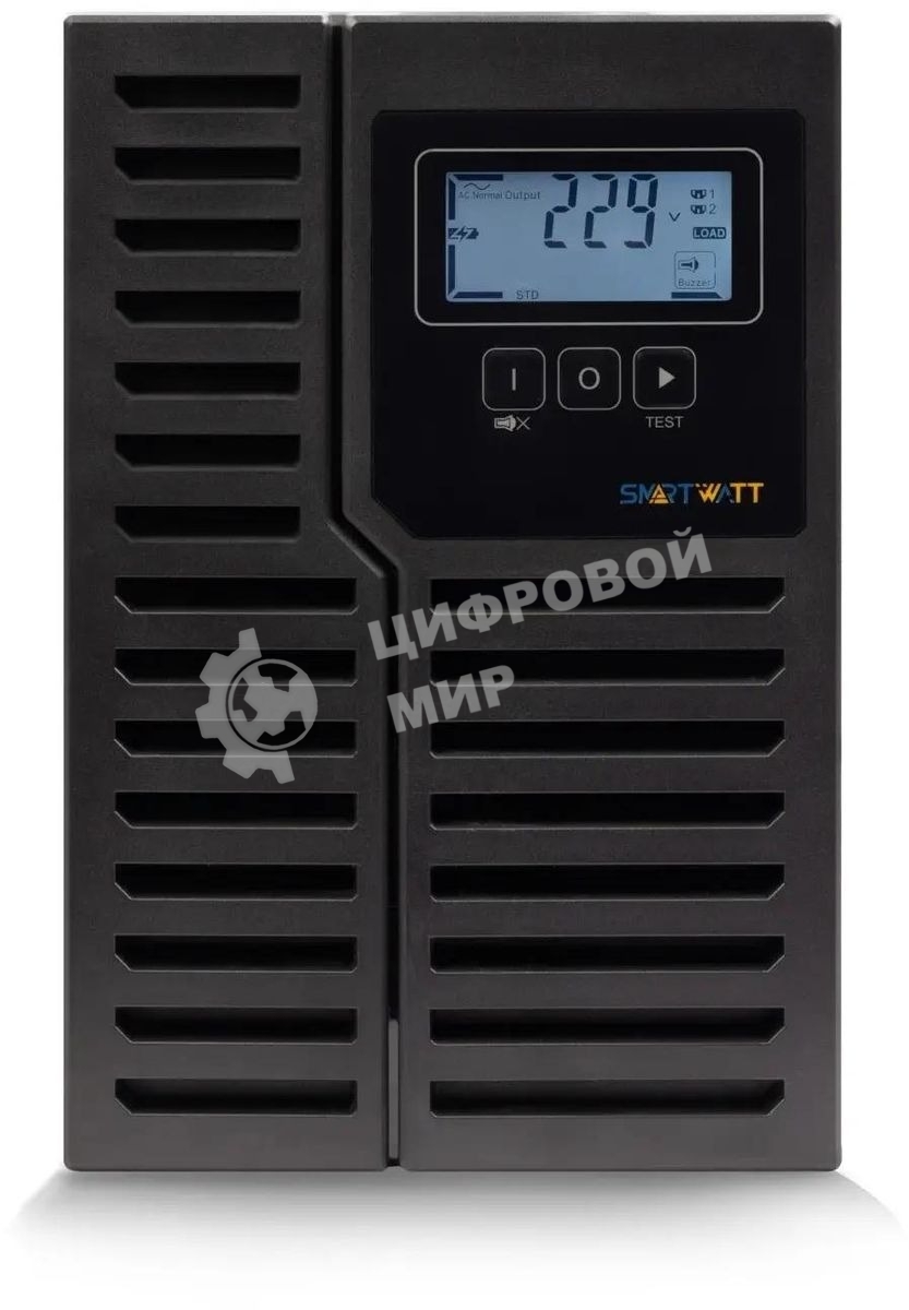 Источник бесперебойного питания Smartwatt XPERT COMBO 1kVA 900Вт 1000ВА черный