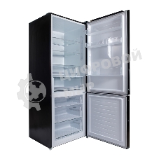 Холодильник Willmark RFN-652DIGB черный двухкамерный 324/121л морозилка снизу, No Frost