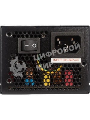 Блок питания Accord ACC-TFX500, 500Вт, 500Вт, 80 PLUS белый, 80мм, черный