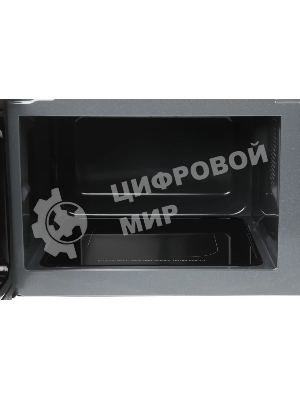 Микроволновая печь Galanz MOS-2402FDS серебристый/черный, 20 л, 800 Вт, переключатели - кнопки, поворотный механизм