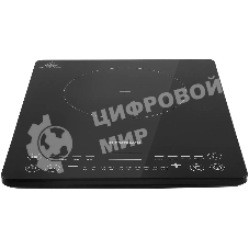 Плита настольная индукционная Hyundai HYC-0110 черный/серебристый закаленное стекло (настольная)