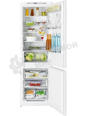 Встраиваемый холодильник Atlant ХМ-4319-101 белый двухкамерный 175/70л морозилка снизу