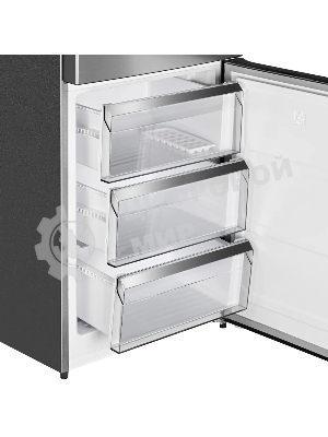 Холодильник Kuppersberg RFCN 2015 X нержавеющая сталь двухкамерный 235/109л морозилка снизу, No Frost