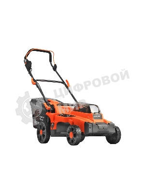 Газонокосилка аккумуляторная PATRIOT CM 440 2*21В UES, без акб и зу, бесщеточ, 37см, трав 35л пласт+мульчирование, центр. подъем 6 уровней (25-75), пласт дека
