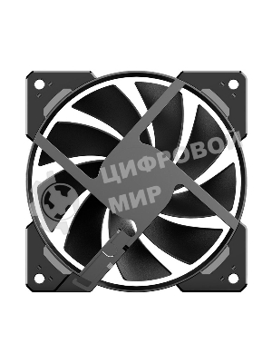 Вентилятор для корпуса Alseye N12-B черный, 120 мм, 1800 об/мин, 37.8 дБ, 4 pin