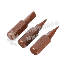 Бита EDGE by PATRIOT SL 4.0 мм, сталь S2, длина 25 мм, 3шт в блистере