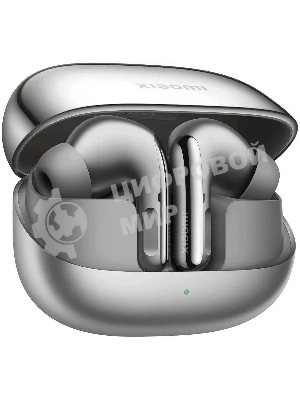 Наушники TWS Xiaomi Buds 5 Pro титановый, внутриканальные, Bluetooth, активное шумоподавление, до 10 ч
