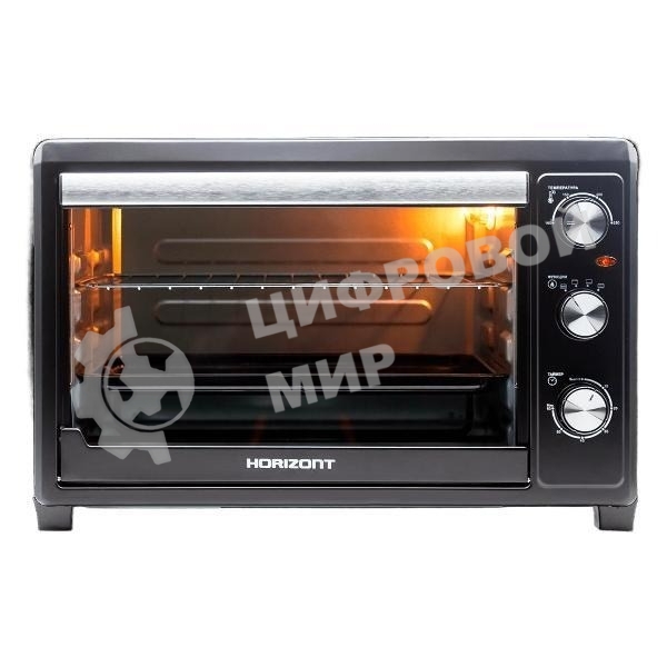 Мини-печь Horizont MO-4501B/2000 Вт/45 л/мех.управление/черный (MO4501B)