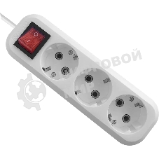 Удлинитель Defender с заземлением L330 16 А, 10 м, заземление, выключ_1