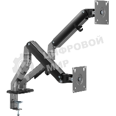 Кронштейн для мониторов Ultramounts UM735BL черный/серый 17