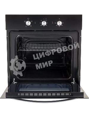 Духовой шкаф электрический Hyundai HEO 6630 BG черный, встраиваемый