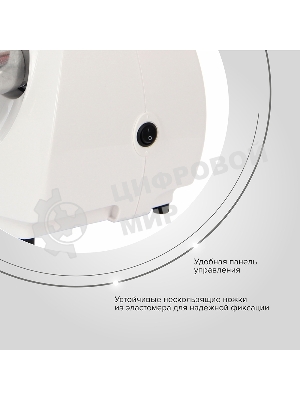 Мясорубка электрическая Бриз М 21.22 белый, 1000 Вт, 1.3 кг/мин, защита от перегрузки, насадки - 3