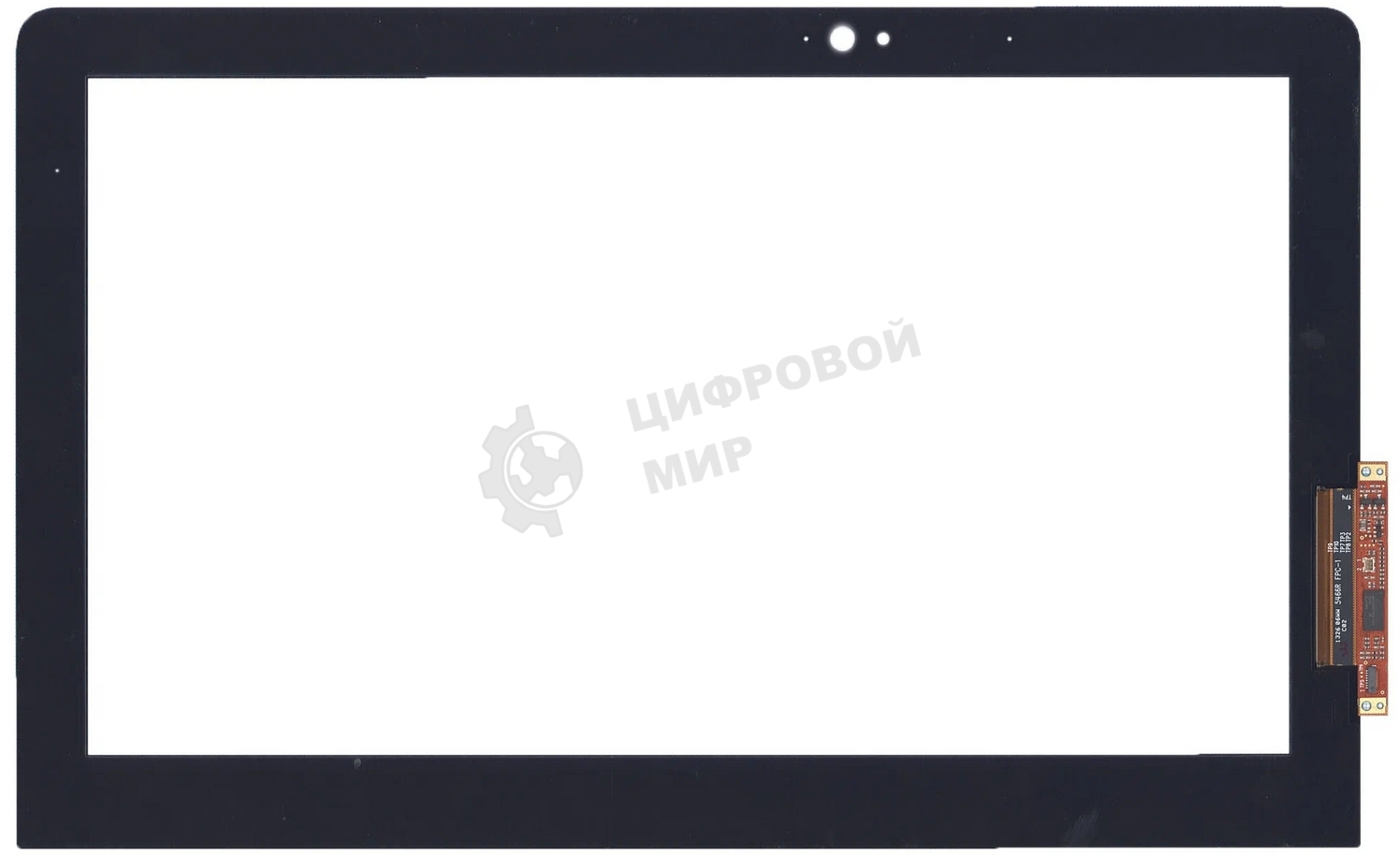 Сенсорное стекло (тачскрин) для Asus 5466R FPC-1, черное