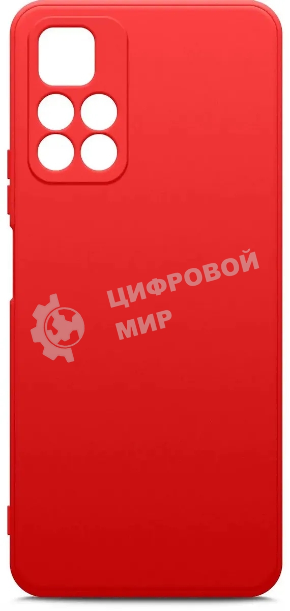 Чехол (клип-кейс) BORASCO Microfiber Case, для Xiaomi Poco M4 Pro, красный