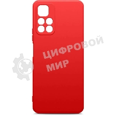 Чехол (клип-кейс) BORASCO Microfiber Case, для Xiaomi Poco M4 Pro, красный