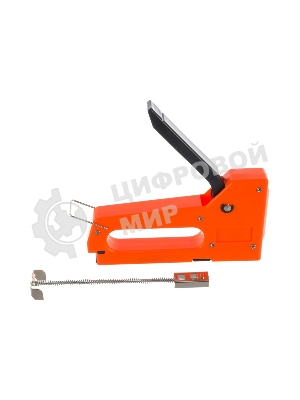 Степлер мебельный Sparta пластиковый, со скобами 100 шт, тип скобы 53, 4-8 мм