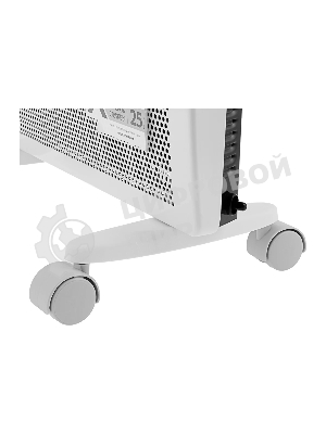 Конвектор электрический гибридный Denzel HybridX-1000 белый, 1000 Вт, 20 м2, термостат, дисплей