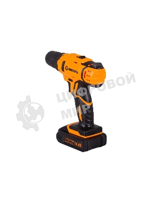 Дрель-шуруповерт Вихрь ДА-14,4Л-2К, 14,4 В, 2 Ач, 30 Нм, щеточный