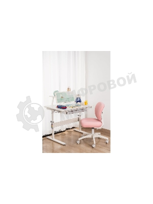 Кресло Cactus CS-CHR-3594PK розовый, ткань, 75 кг, механизм качания