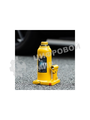 Домкрат бутылочный гидравлический Deli DQ71012 макс.грузоподъемность 12 т