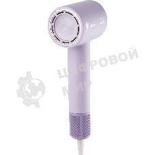 Фен LEONORD LE-1222 фиолетовый, 1800 Вт, ионизация
