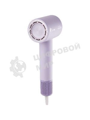 Фен LEONORD LE-1222 фиолетовый, 1800 Вт, ионизация