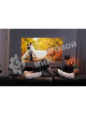 Домашний проектор XGIMI Horizon/технология:DLP/Разрешение:FullHD/2200Лм/MediaTek MT9612/2GB/32GB/Wi-Fi, Bluetooth/AndroidTV/HDR10/0.76-7.66м/HarmanKardon/Вес:2.9кг/Черный XK03K