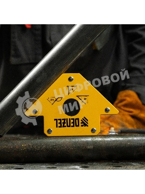 Фиксатор магнитный для сварочных работ Denzel усилие 50 LB