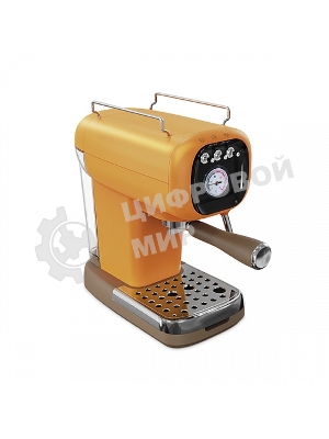 Кофеварка эспрессо BQ CM2004 желтый, исп. кофе - молотый, 0.6 л, 1100 Вт, 20 бар