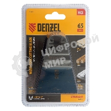 Насадка для МФИ Denzel режущая прямая, HCS, по дереву, ламинату, 65 х 1,8 мм, крупный зуб